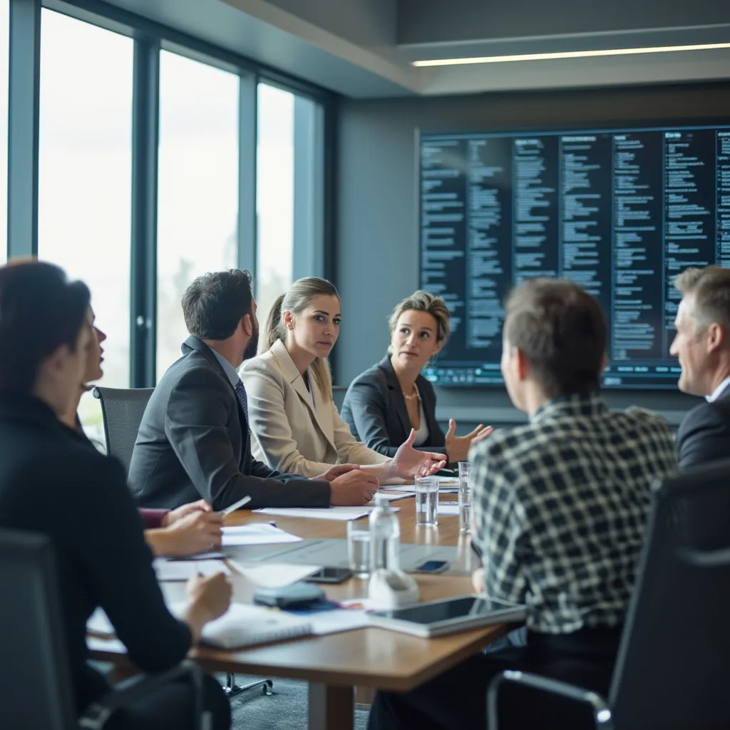Equipo de ConsultaPro en una reunión estratégica